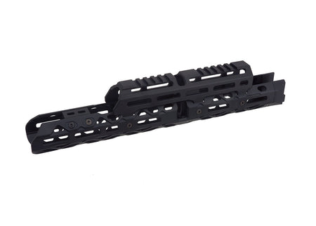 [5KU] Complete KPYK Upper & Lower Long Handguard[For GHK / VFC AK GBB Series][BLK]