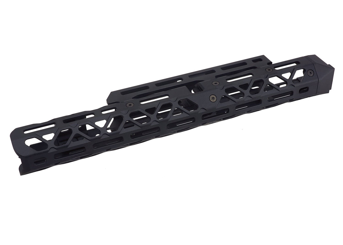 [5KU] Complete KPYK Upper & Lower Long Handguard[For GHK / VFC AK GBB Series][BLK]