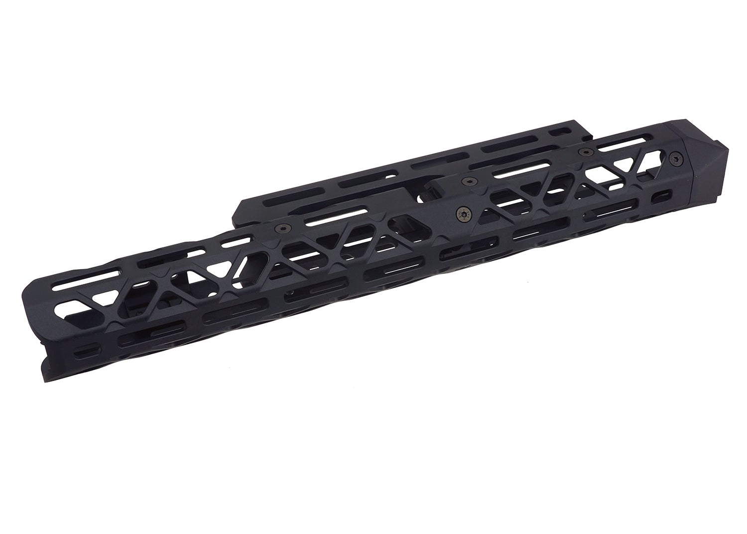 [5KU] Complete KPYK Upper & Lower Long Handguard[For GHK / VFC AK GBB Series][BLK]