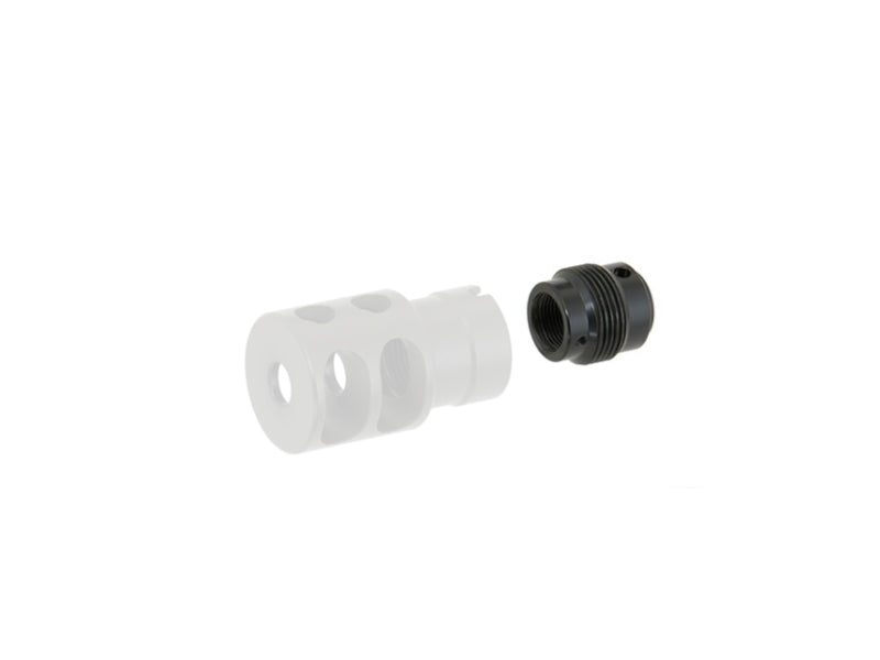 [GG] AK / AK105 DTK Silencer or Flash Hider Adpater (+24mm to -14mm CCW][BLK]