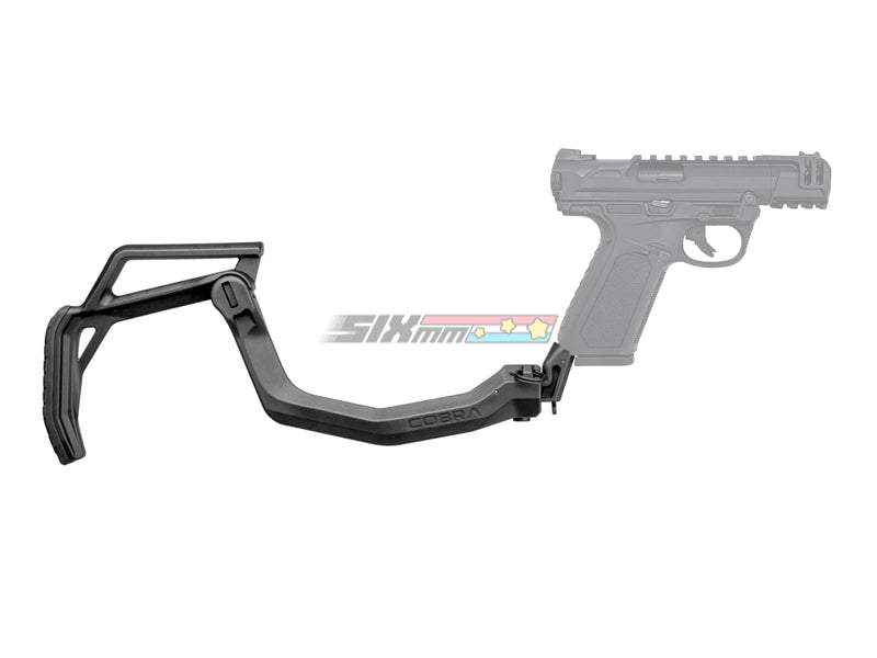 [GG] COBRA QD Plastic Folding Stock[For Action Army AAP-01 GBB Series][BLK]