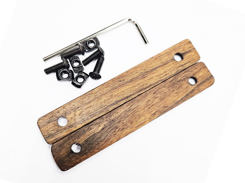 [GG] Genuine Wooden Protective Rail Cover[For Any M-LOK Rail Handguard System][Ebony Wood]