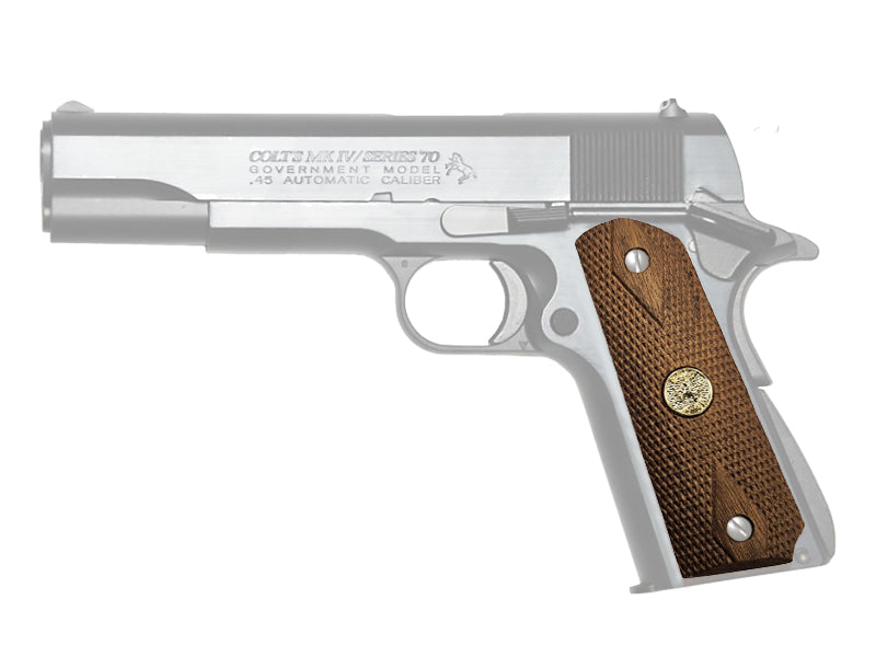 [GG] M1911 Mark IV Series 70 Wooden Pistol Grip Cover Set [Pine Wood]