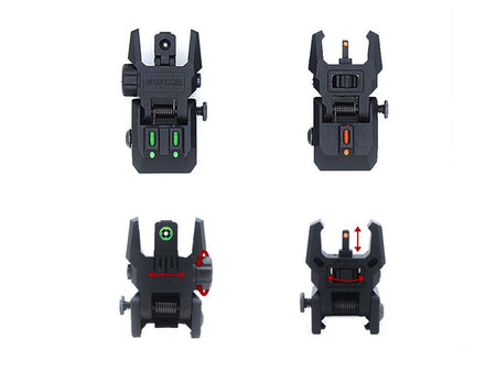 [GG]  MGPCQB Fiber Optic Backup Sights [BLK]