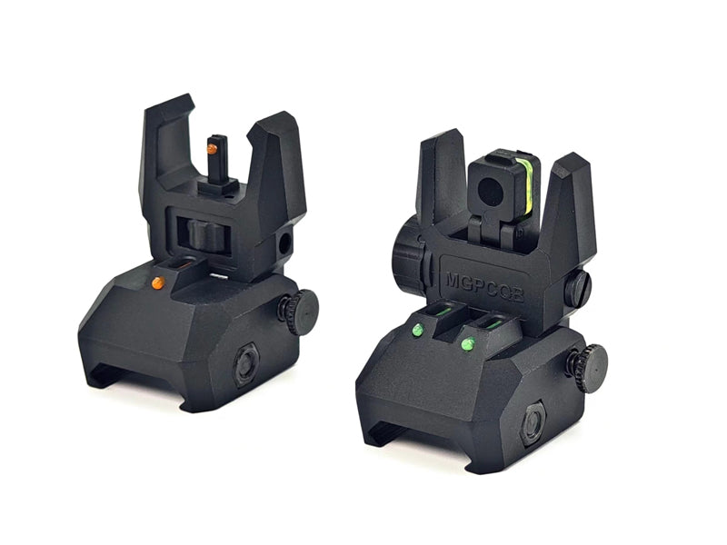 [GG]  MGPCQB Fiber Optic Backup Sights [BLK]