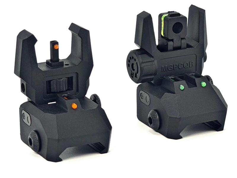 [GG]  MGPCQB Fiber Optic Backup Sights [BLK]