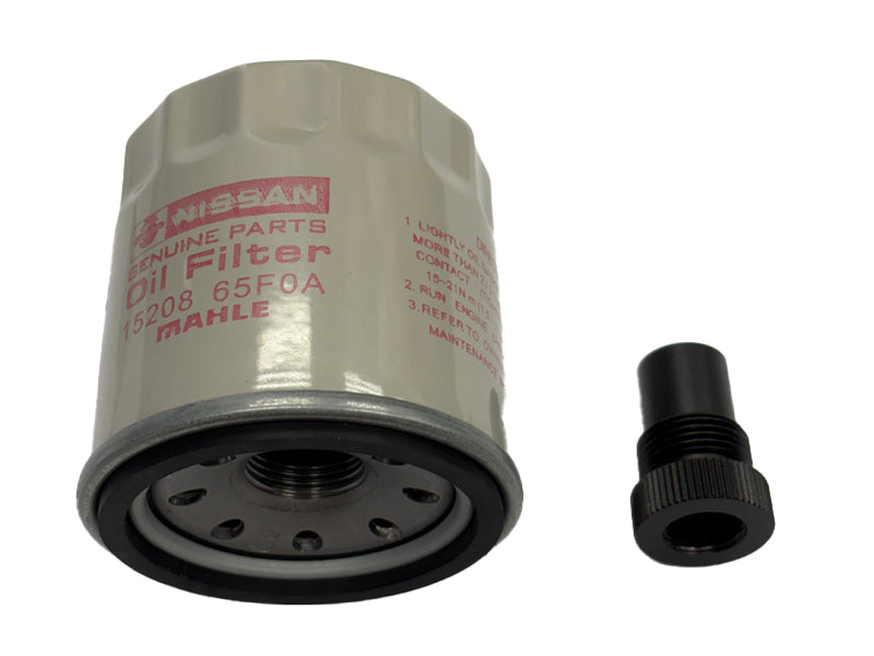 [GG] Nissan Style Oil Filter Mock Suppressor[-14mm CCW][WHI]