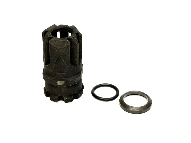 [GG] SI Style Full Steel Compensator[Type 2][-14mm CCW Threaded][BLK]
