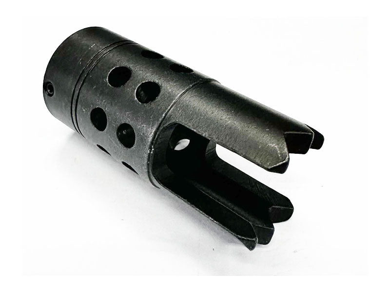 [GG] Steel Rebar Cutter Airsoft Compensator[For -14mm CCW Threaded][BLK]