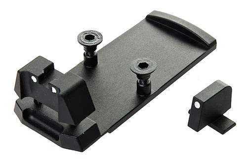 [GK Tactical] SIG SauerAirsoft RMR Mount Base W/ Iron Sight Set[For SIG AIR M17 / M18 GBB Series]