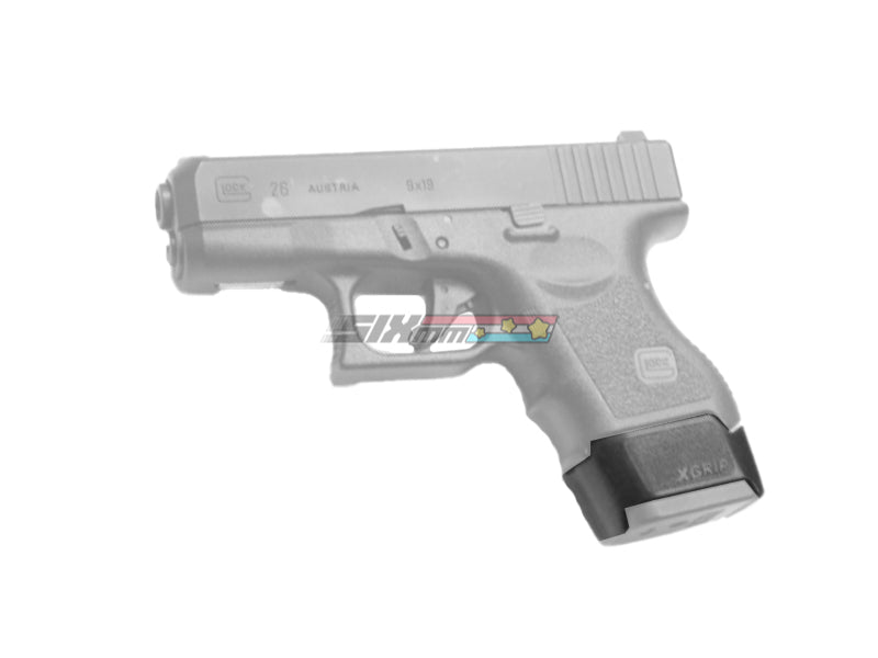 [Guarder] G19 Magazine Grip Spacer Adapter[For Marui/KJW G26 / G27 GBB][BLK]