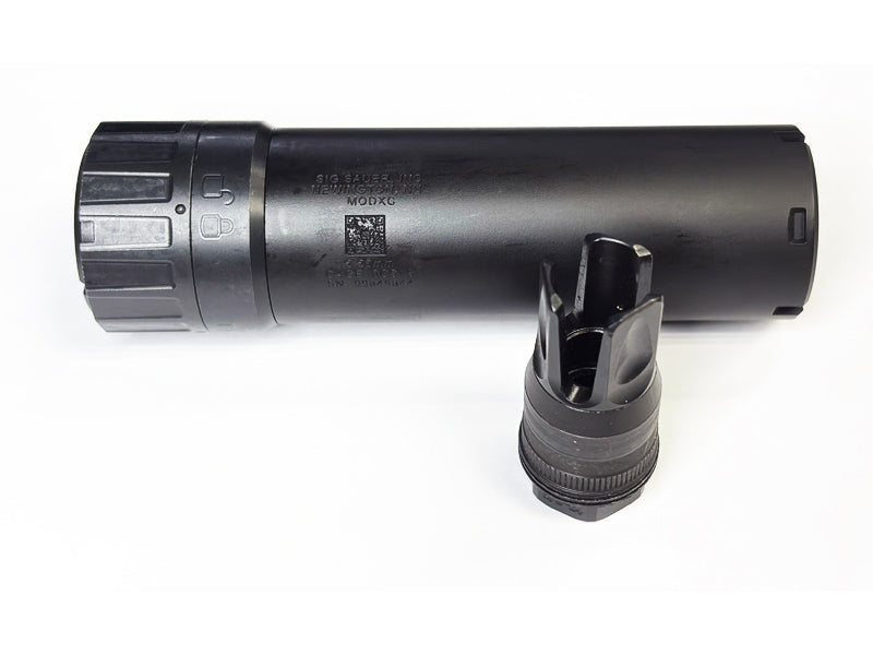 [MadDog] SPEAR Airsoft Dummy Suppressor W/ Flash HIder[Tracer RDY!][BLK]