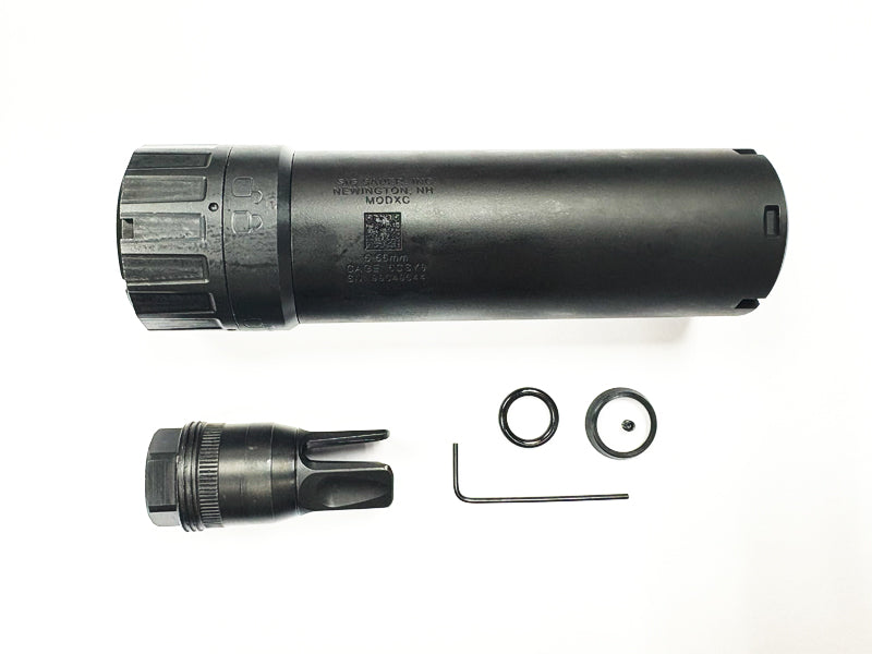 [MadDog] SPEAR Airsoft Dummy Suppressor W/ Flash HIder[Tracer RDY!][BLK]