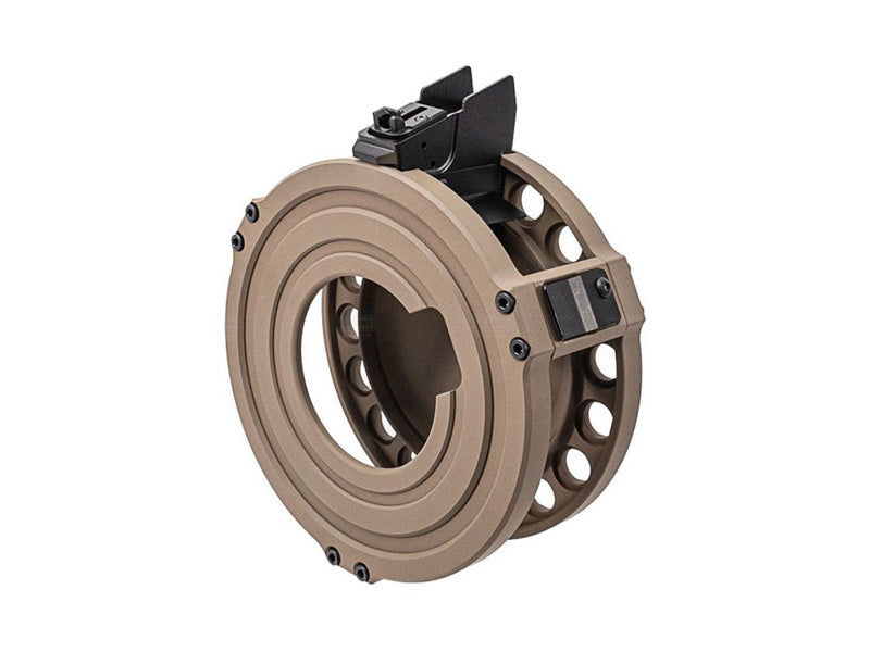 [ITP] SAIGA Shotgun Drum Magazine Kit[For Tokyo Marui TM SAIGA 12K / SBS GBB Series][FDE]