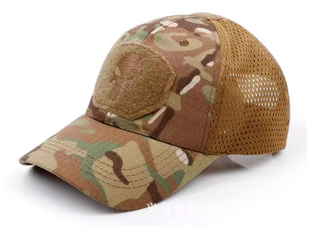 [Idiot Tailor] Multicam Punisher Mesh Baseball Cap