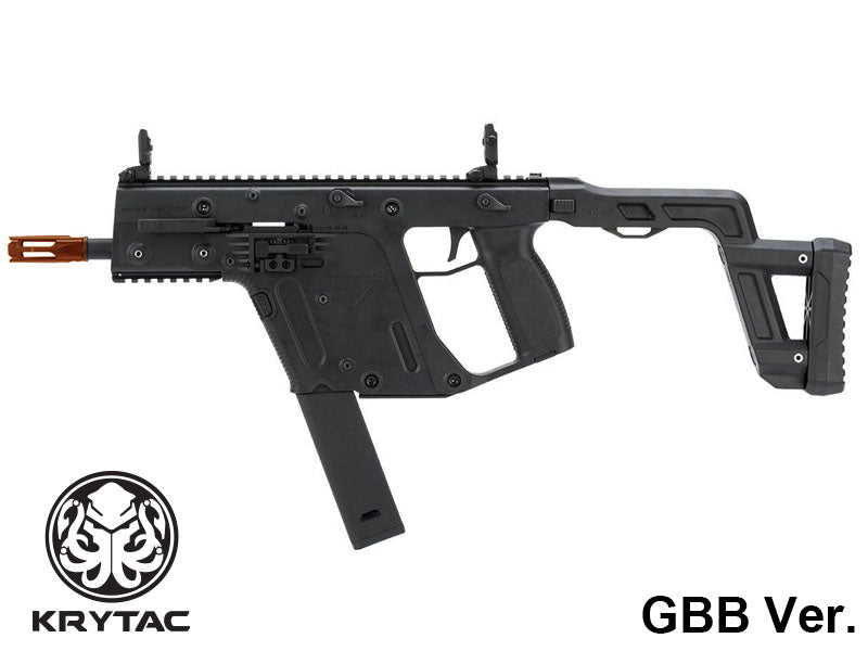 [KRYTAC] Licensed Kriss Vector Airsoft GBB SMG Rifle[New GBB System][BLK]