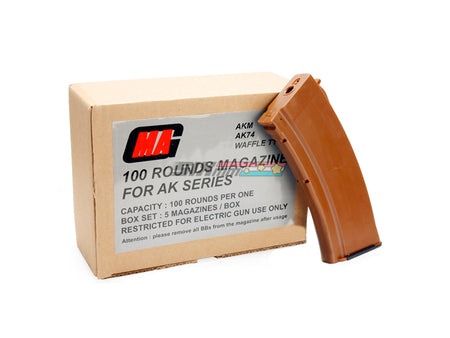 [MAG] AKM 100rds Magazine[For Tokyo Marui AK47][5pcs/Set][Bakelite]