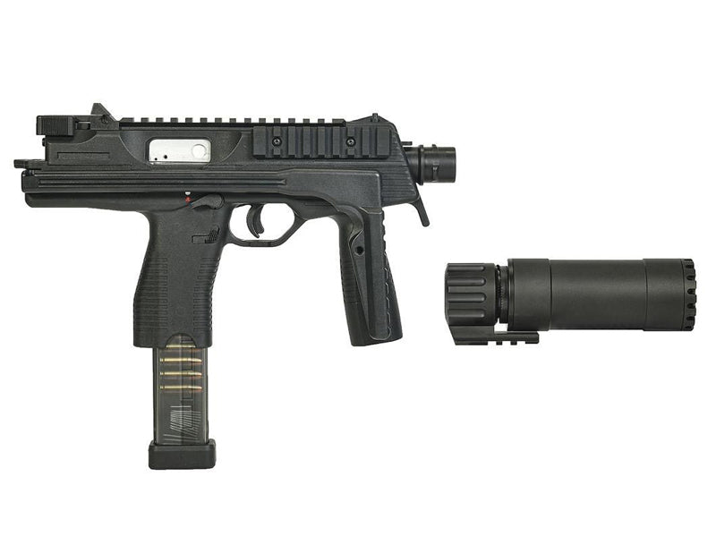 MARUYAMA] MP IX / MP9 Airsoft GBB SMG Rifle W/ Suppressor[BLK