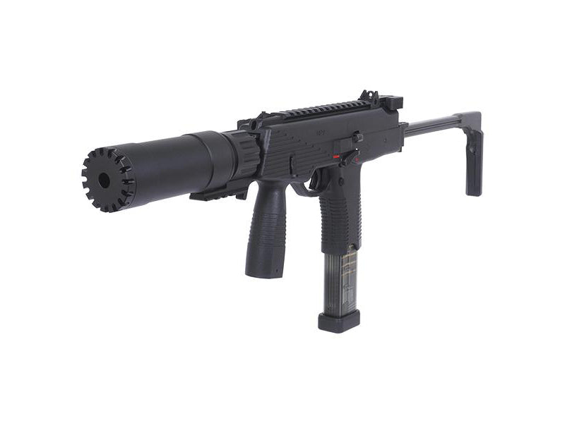 [MARUYAMA] MP IX / MP9 Airsoft GBB SMG Rifle W/ Suppressor[BLK]