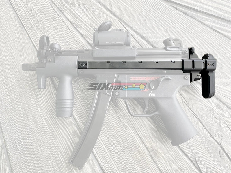 [MadDog] 5 Position Retractable stock [For Tokyo Marui MP5K AEG & NGRS Series][BLK]