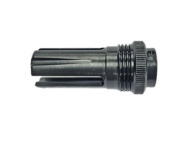[MadDog] AAC Style Halcyon 22 Airsot Dummy Silencer W/ QD Flash HIder[BLK]