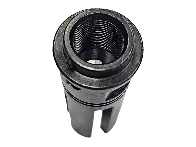 [MadDog] AAC Style Halcyon 22 Airsot Dummy Silencer W/ QD Flash HIder[BLK]