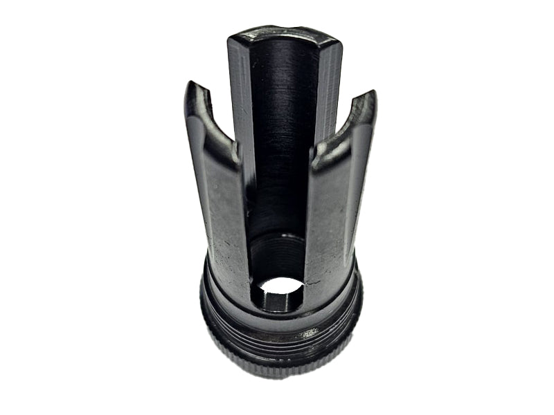 [MadDog] AAC Style Halcyon 22 Airsot Dummy Silencer W/ QD Flash HIder[BLK]