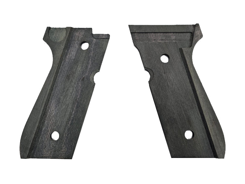 [MadDog] Airsoft M9 / M92F GBB Pistol Cover Set W/ Marking[black Rosewood wood][BLK]