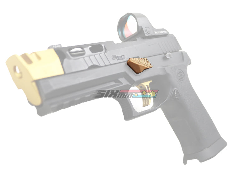 [MadDog] Airsoft Steel Thumb Rest[SIG AIR P320 M17 / M18 GBB Series][FDE]