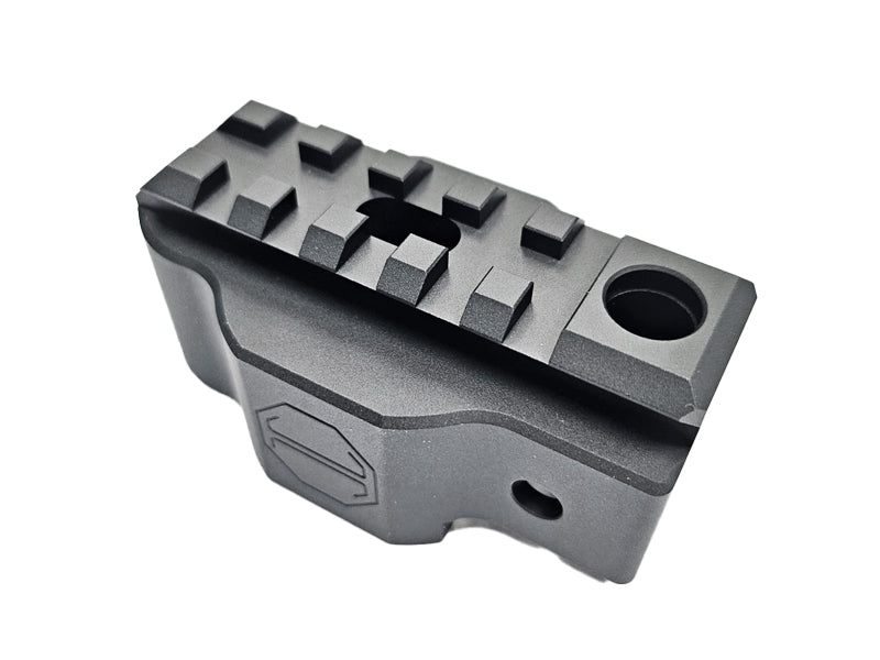[MadDog] Aluminium Airsoft M1913 Stock Adapter w/ QD Sling Hole[For MP5 NGRS / GBB Series][BLK]