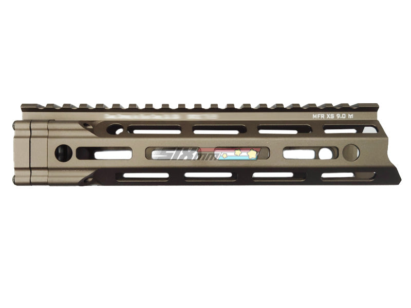 [MadDog] FR 9.0  M4V7 M-LOK Rail[For Tokyo Marui / VFC . GHK M4 AEG / GBB Series][FDE]