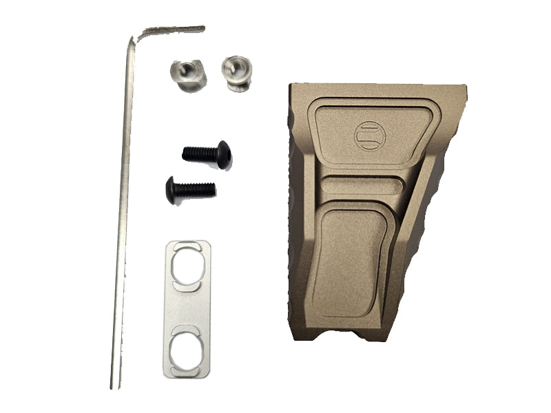 [MadDog] LG Style Aluminium Anchor Handstop[For M-LOK & Keymod Handguard System][FDE]