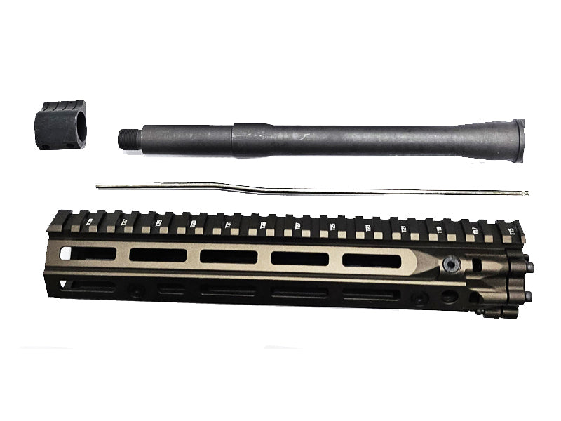 [MadDog] Navy Seal Front Rail System Conversion Kit[MK18 MLOK Ver.][For WE-Tech M4 GBB Series]