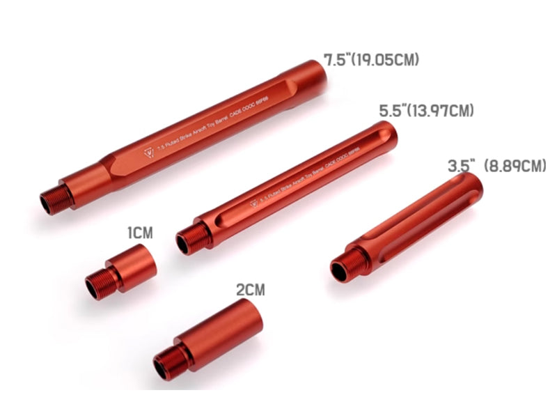 [MadDog] SI Style Aluminium Outer Barrel Set[For Tokyo Marui M4 MWS Series][Red]