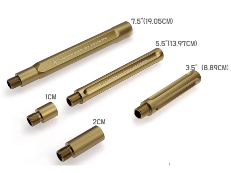 [MadDog] SI Style Aluminium Outer Barrel Set[For Tokyo Marui M4 MWS Series][Tan]