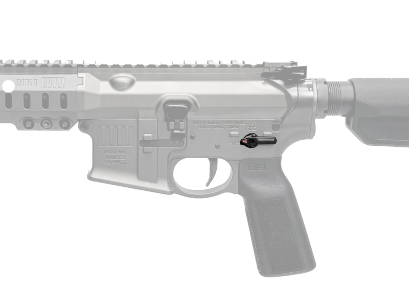 [MadDog] SOL Style MK1 Steel Single Selector[Ambi Ver.][For Tokyo Marui M4 MWS Series][BLK][60 Degree]