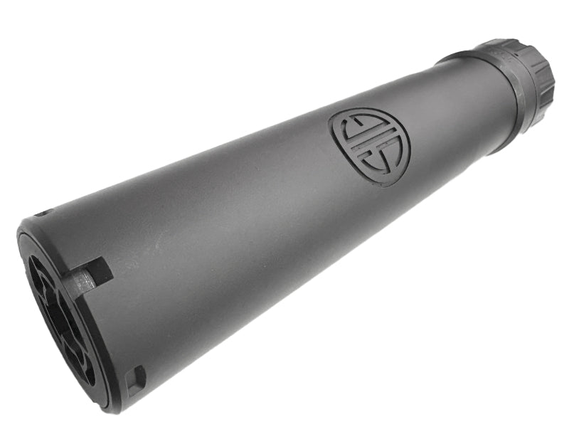 [MadDog] SPEAR Airsoft Dummy Suppressor W/ Flash HIder[Tracer RDY!][Long Ver.][BLK]