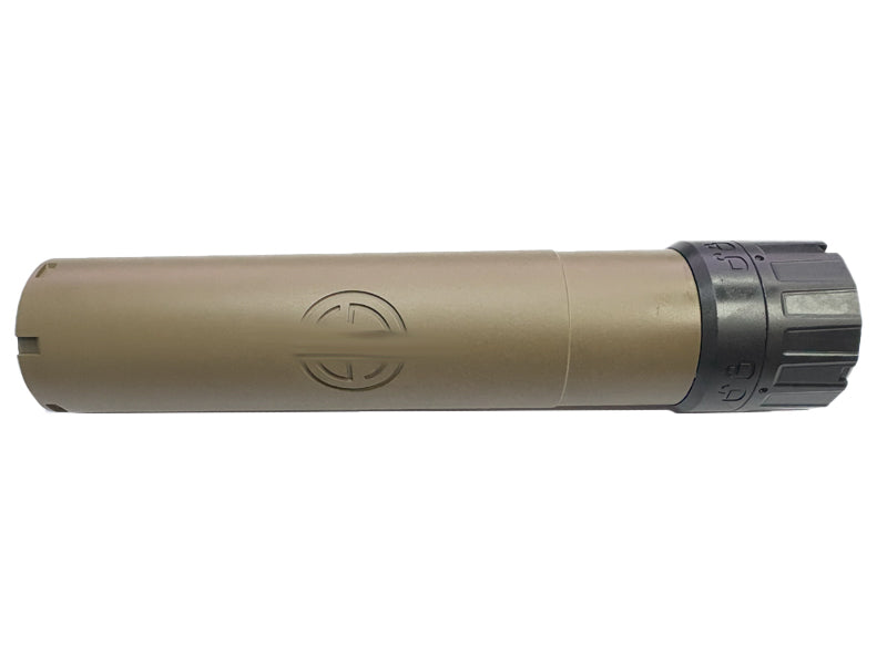 [MadDog] SPEAR Airsoft Dummy Suppressor W/ Flash HIder[Tracer RDY!][Long Ver.][DE]