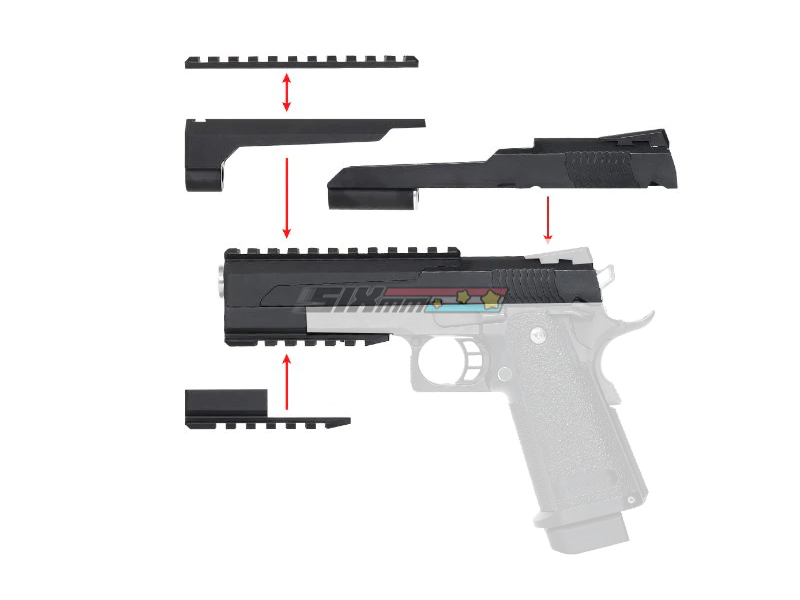 [Nine Ball] High Speed Sniper System[For Tokyo Marui HI CAPA 5.1 GBB Series][BLK]