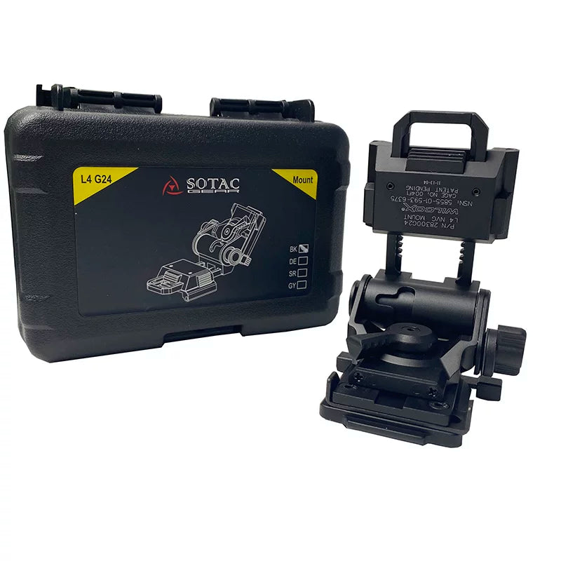 Wilcox L4 G24 Metal Helmet Mount with OPS NVG Shroud for Tactical Helmets