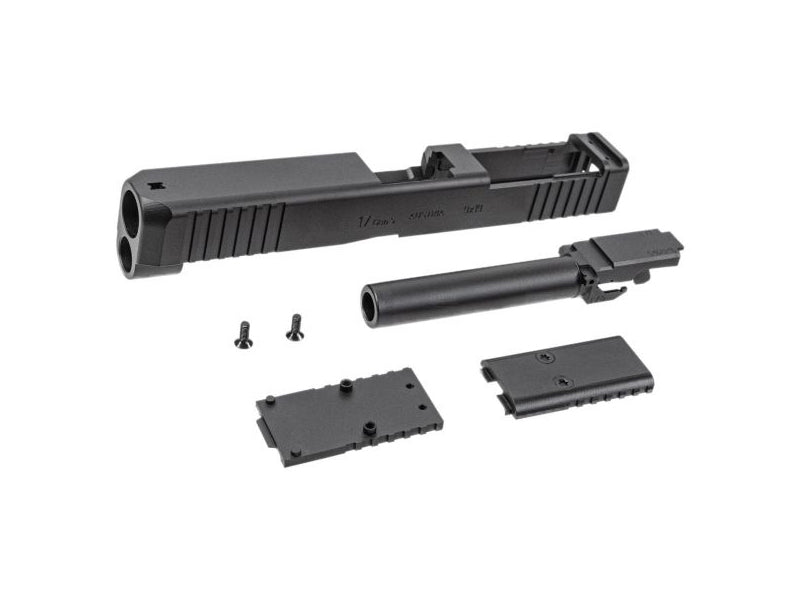 [Pro-Arms] Aluminum Slide Set [For Marui TM G17 Gen5 MOS GBBP] [Black]