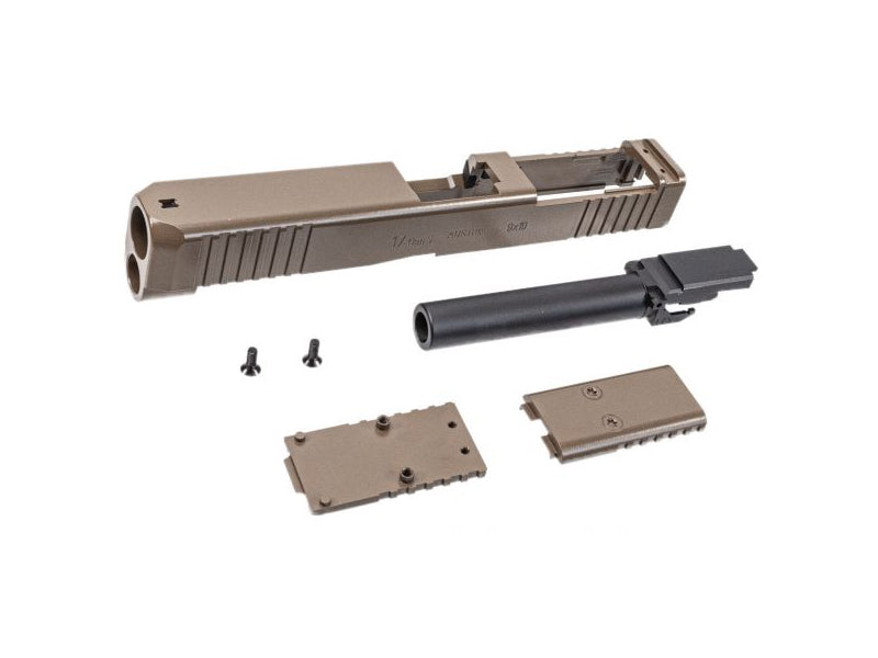 [Pro-Arms] Aluminum Slide Set [For Marui TM G17 Gen5 MOS GBBP] [FDE]