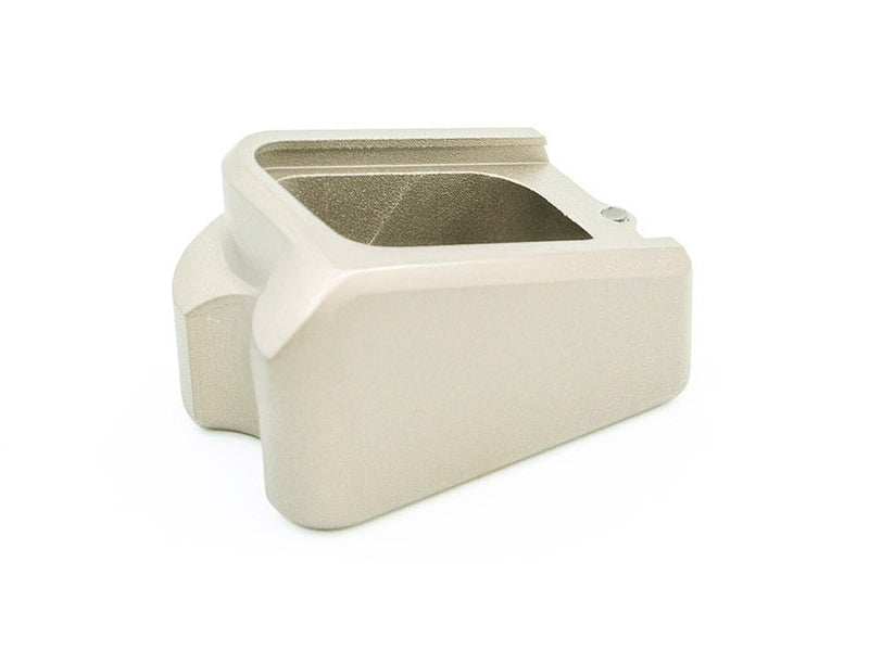 [Pro Arms] Aluminum Hen Style Magazine Base[For Tokyo Marui G17 / G19 GBB Series][BRON] (Copy)