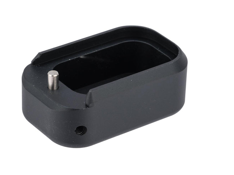 [Pro Arms] Aluminum Short Magazine Base[For Tokyo Marui G17 / G19 GBB Series][BLK]