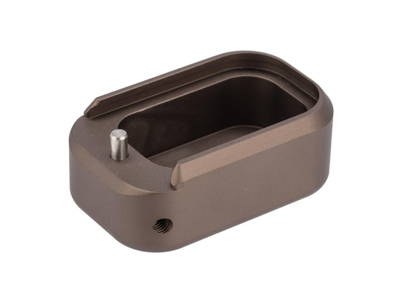 [Pro Arms] Aluminum Short Magazine Base[For Tokyo Marui G17 / G19 GBB Series][BRON]