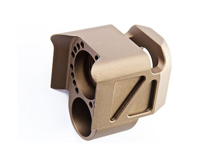 [Pro Arms] CNC Aluminium VFC GLOCK PMM Compensator[For Umarex GLOCK G19X / G19 GEN.4/ G17 GEN.5 GBB Series][Tan]