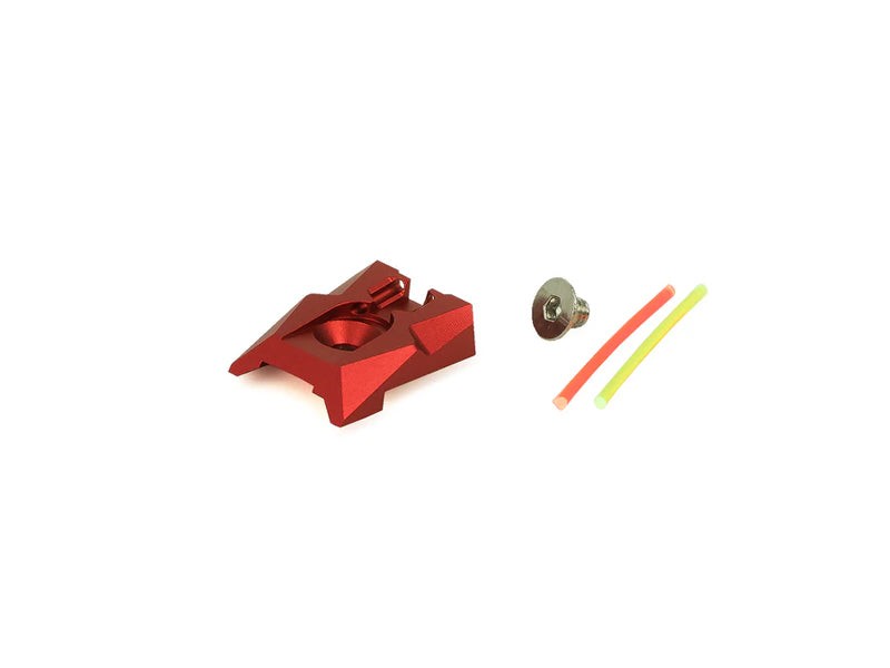 [Dr. Black] 4.3 Aluminum Fiber Rear Sight [RED]