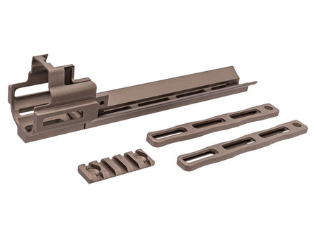 [RGW] M-LOK Rail handguard Set[For Cyber Gun GM FN HERSTAL SCAR L MK2 GBB Series][Tan]