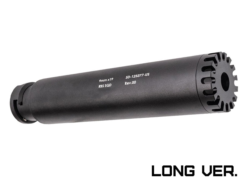 [RGW] Tri Lug Dummy Silencer[For Umarex VFC MP5 GBB / Maruyama SCW Series ][Gen.2][Long Ver.]