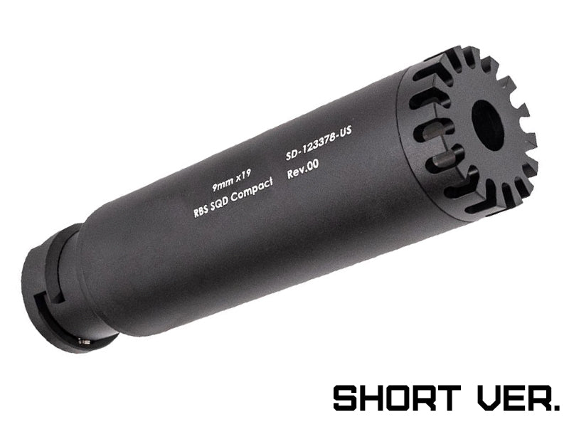 [RGW] Tri Lug Dummy Silencer[For Umarex VFC MP5 GBB / Maruyama SCW Series ][Gen.2][Short Ver.]
